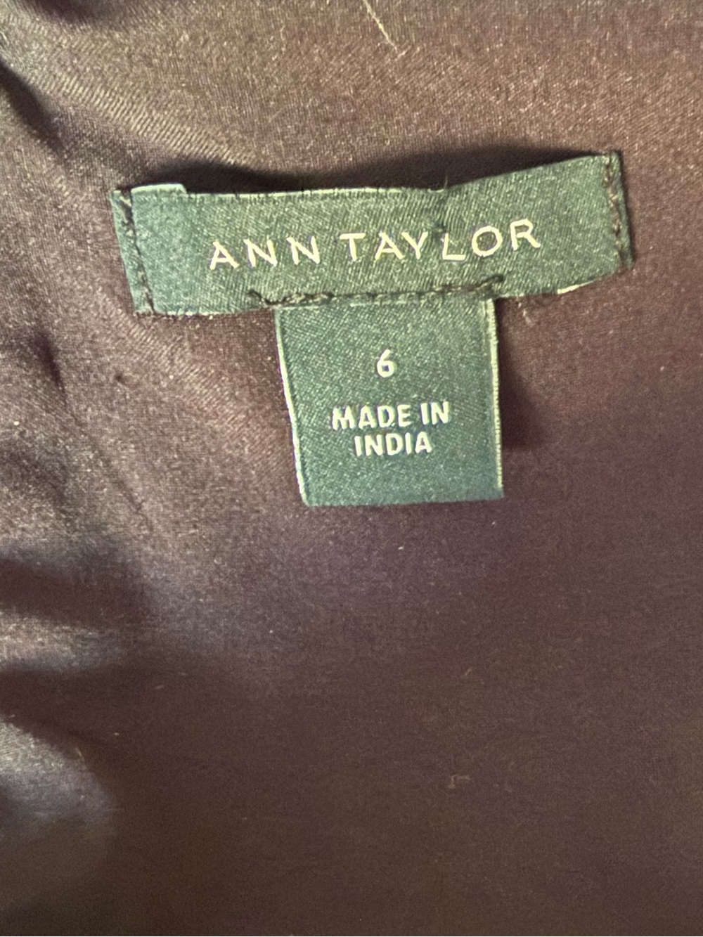 Ann Taylor Black Midi Dress with Tie Sleeves rayon and linen blend - Picture 2 of 9